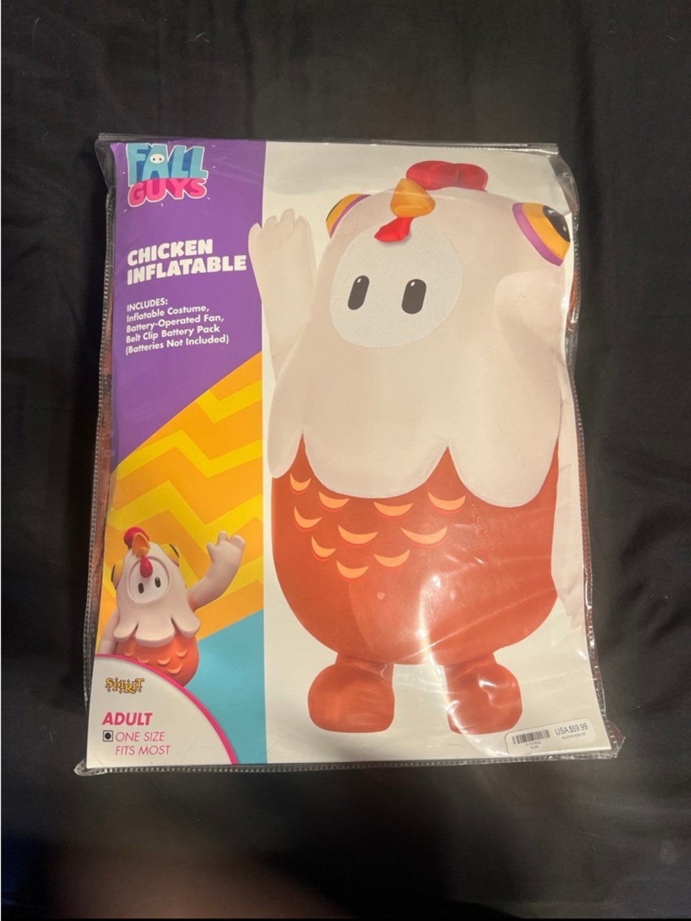 Fall guy chicken Inflatable Costume